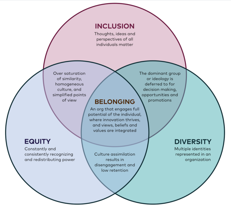 Diversity, equity, inclusion, Belonging